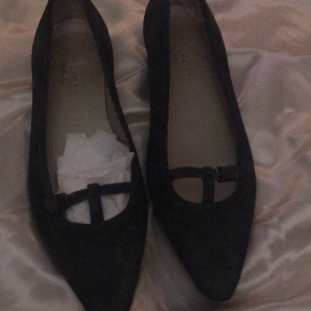 Green suede shoes